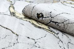 Dywany Łuszczów AKCIA: 140x190 cm Kusový koberec Gloss 529A 53 3D mramor ivory/beige 140x190