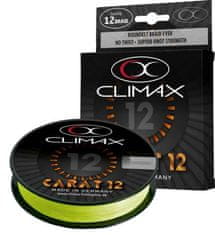 Climax Splietané šnúry Carat 12 - fluo žltá - 135m 0,13mm / 9,5kg