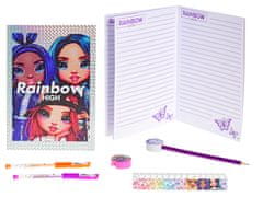 Mikro Trading Súprava písacích potrieb Rainbow High so zápisníkom v puzdre