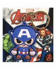 Hollywood 2D kľúčenka - Kapitán Amerika - Marvel - 5,5 cm