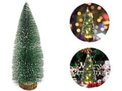 Lean-toys Zelený dekoratívny vianočný stromček Vianočné osvetlenie Vianočná dekorácia