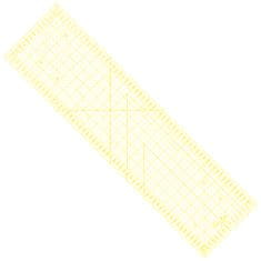 Donwei Rastrové pravítko na patchwork 16x60cm M1660-YW žlté
