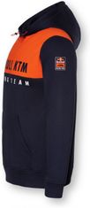 KTM mikina ZONE Redbull modro-oranžovo-biela M