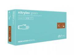 MERCATOR MEDICAL Nitrilové rukavice Mercator NITRYLEX zelené, 100 ks