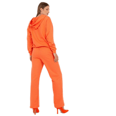 FANCY Dámska súprava tepláková so širokými nohavicami CARLIE oranžová FA-KMPL-7813.51_388302 S-M