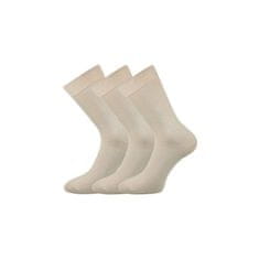 Fuski - Boma 3PACK ponožky béžové (Blažej) - veľkosť XL