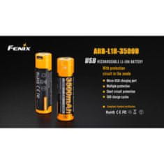 Fenix Batéria 18650 3500 mAh (Li-ion) USB - nabíjací, 1 ks