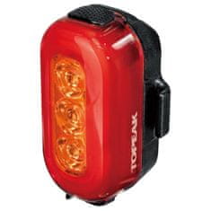 TOPEAK Svetlo Tailux 100 USB - zadné, integrovaný akumulátor 700 mAh, červená-žltá