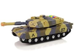 Lean-toys Vojenský tank 1:16 Moro Brown Sound of Arrows