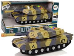 Lean-toys Vojenský tank 1:16 Moro Brown Sound of Arrows