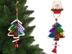 Lean-toys Vianočný stromček s flitrami Tinker Bell vianočná ozdoba