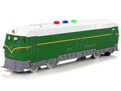 Lean-toys Vlak 1:32 Jazda zelenými zvukovými svetlami