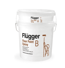 Flügger FLOOR PAINT EPOXY - 2K Epoxidový podlahový náter pastelová šedá (epoxy) 0,8 L