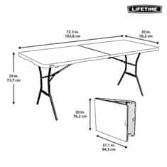 LIFETIME skladací stôl 180 cm LIFETIME 80333 / 80471