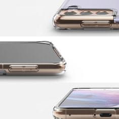 RINGKE Fusion Matte tenké silikonové puzdro pre Samsung Galaxy S21 - Transparentná KP14226
