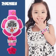 Skmei Detské hodinky SKMEI Flowers-Ružová KP23787