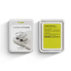 RINGKE Camera Styling super odolný chránič zadnej kamery pre Apple iPhone 12 Pro - Sivá KP14714