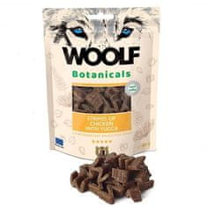 WOOLF snack Pamlsok pre psa Botanicals Chicken stripes with yucca 80 g