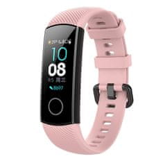 BStrap Silicone Line remienok na Honor Band 4, pink