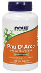 NOW Pau D'Arco (Lapacho), 500 mg, 100 rastlinných kapsúl