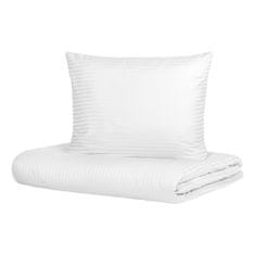 Homla AGNES saténové posteľné prádlo biele 160x200 cm