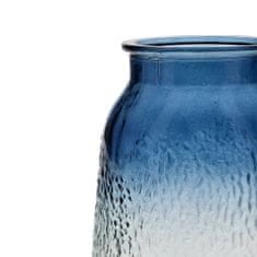 Homla AMREY ombre váza námornícka modrá 13x18 cm