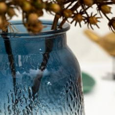 Homla AMREY ombre váza námornícka modrá 13x18 cm