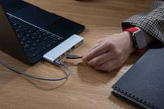 EPICO Hub Pro III s rozhraním USB-C pre notebooky 9915112100060 - strieborný