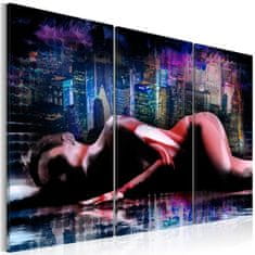 Artgeist Obraz - Intimita v meste 120x80 obraz na plátne s dreveným rámom