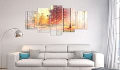Artgeist Obraz - Jesenné slnko 100x50 obraz na plátne s dreveným rámom