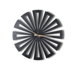 Wallity Dekoratívne nástenné hodiny Symmetre 50 cm čierne
