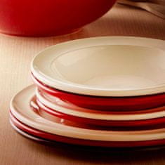 Emile Henry Polievkový tanier 22 cm, granátovo červená, Emile Henry