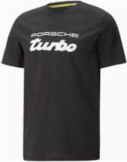 Porsche tričko PUMA Turbo černo-biele S