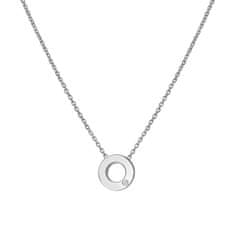 Hot Diamonds Minimalistický strieborný náhrdelník s diamantom Diamond Amulets DP892