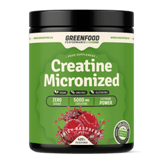 GreenFood Nutrition Performance Creatine Micronized 420g - Malina