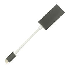 Qoltec Adaptér USB 3.1 typ C samec | DisplayPort samica