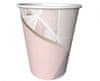 Papierové poháre Rose Chic - 6 ks / 240 ml