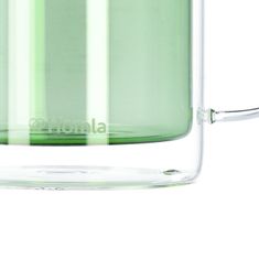 Homla CEMBRA dvojstenné zelené sklo 0,45 l