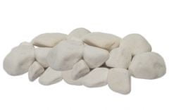 Dekoratívne saunové kamene , vel. 5-10 cm, 10kg, biele