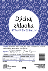 Pureway DÝCHAJ ZHLBOKA sypaná zmes bylín Pureway, 40 g