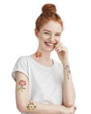 TATTon.me Metalické tetovačky pre ženy Kytice sada Gold