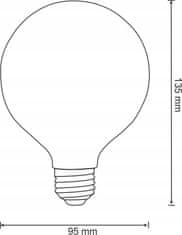 SANICO LED žiarovka 7,5 W E27 teplá