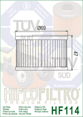 Hiflofiltro Olejový filter HF114