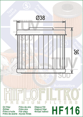 Hiflofiltro Olejový filter HF116