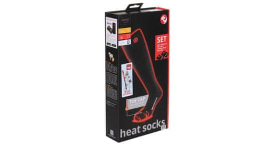 Lenz Heat Sock 4.0 Set vyhrievané ponožky čierne M