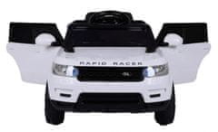 Mamido Elektrické autíčko Land Rapid Racer bielej