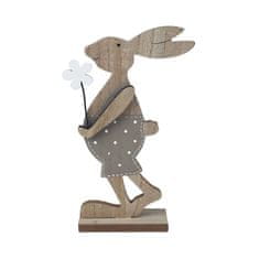 Morex Veľkonočný zajačik, drevená dekorácia 22 cm