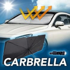 Shopdbest CarBrella: Multifunkčné tienidlo na čelné sklo s tepelnou izoláciou - rýchla inštalácia a skladovanie