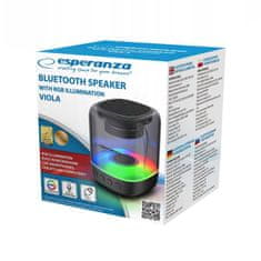 Esperanza Esperanza - Bluetooth reproduktor - RGB - dobíjateľný 