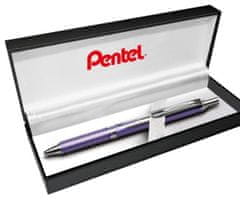 Pentel Gélové pero EnerGel BL407 - fialové 0,7mm v darčekovej krabičke